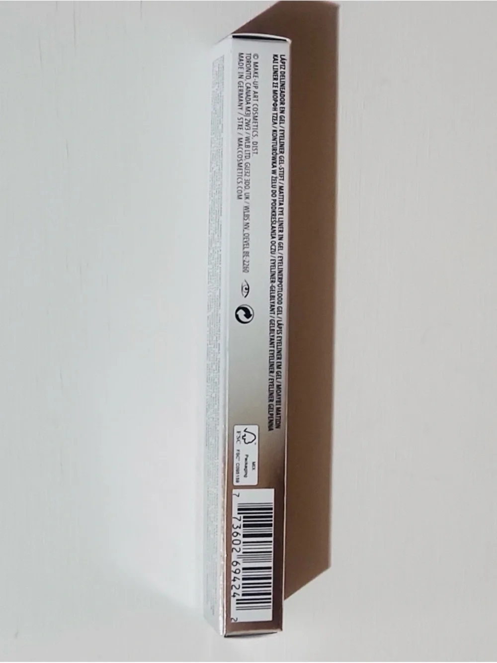 MAC Colour Excess Gel Pencil Eyeliner in Blurring Blue 0.35g BRAND NEW IN BOX